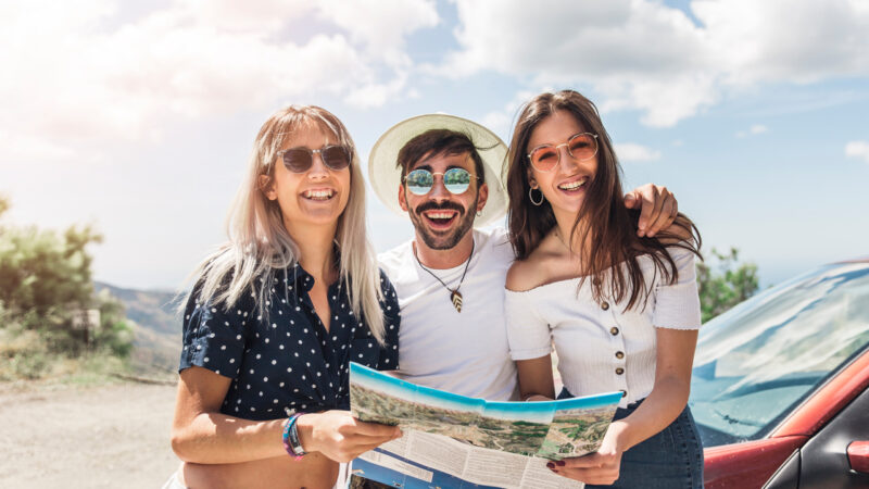 Viajar com amigos é a melhor opção